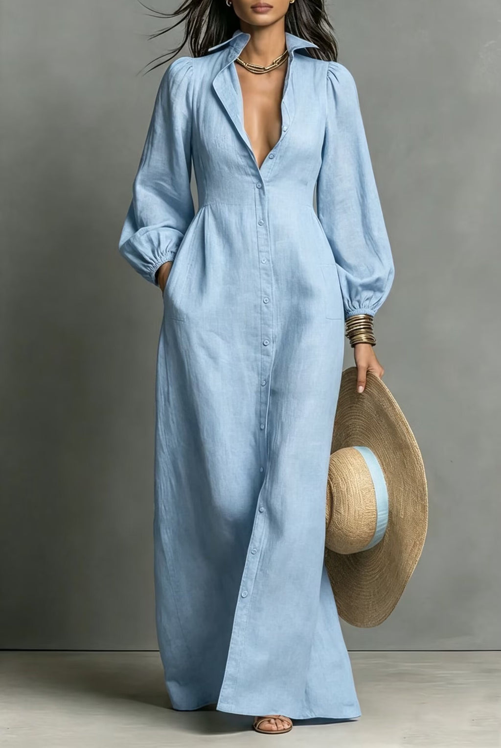 Long Shirt Dress Damen – Elegant & Vielseitig – Bild 10 | LuxeStyle
