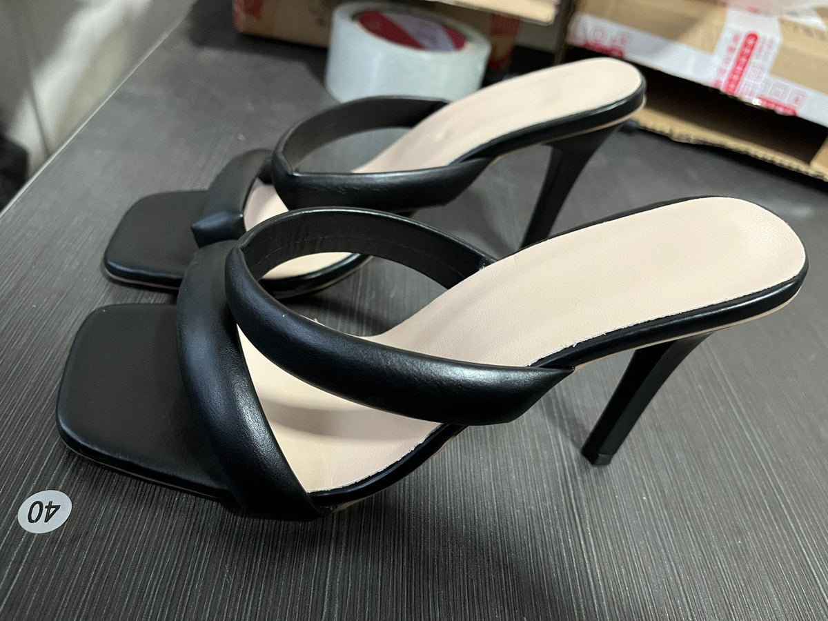 Riemchensandalen mit hohem Absatz | LuxeStyle