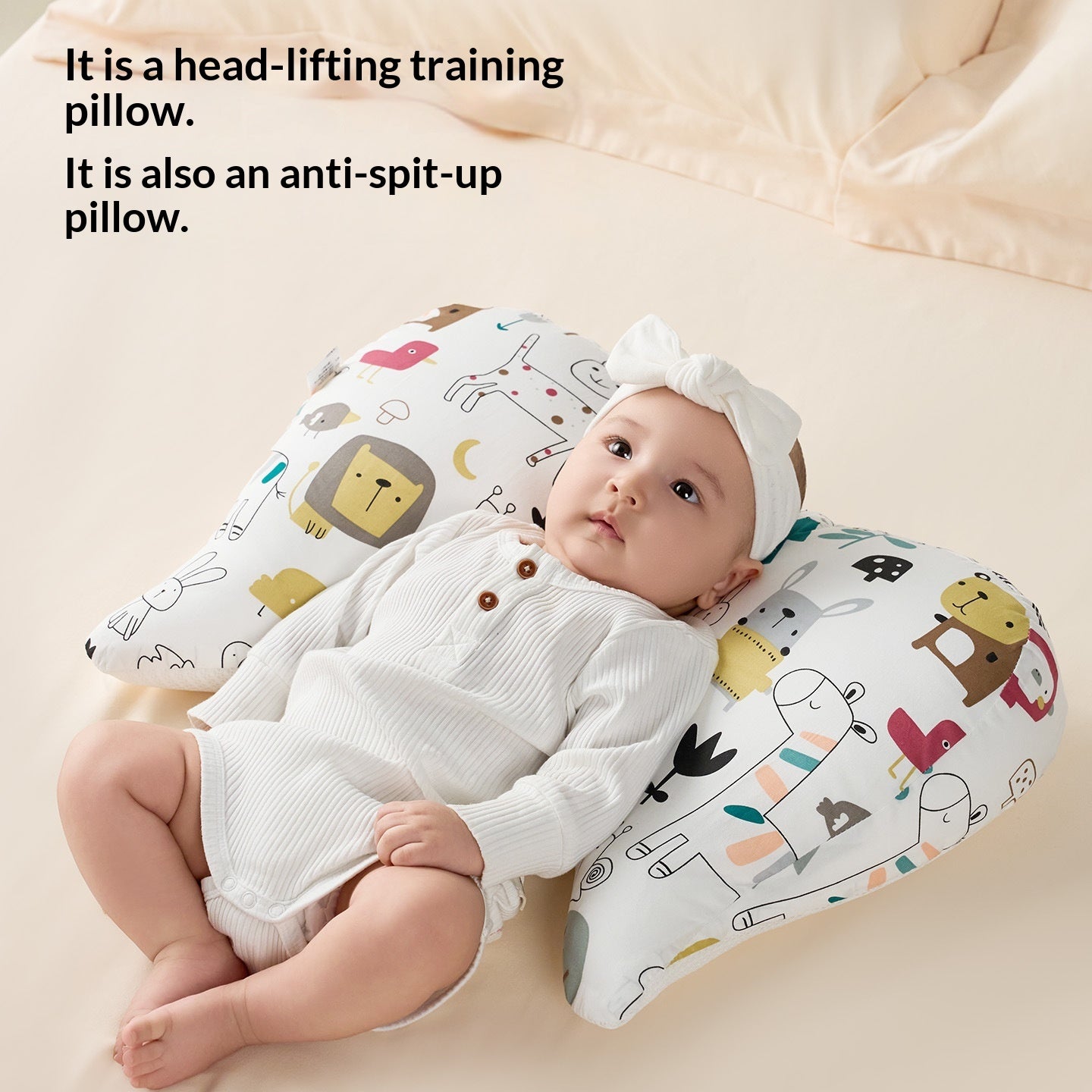 Baby-Stillkissen mit Neigung