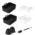 Heissluftfritteusen-Zubehör-Set aus Silikon – Bild 2 | LuxeStyle