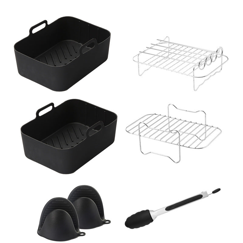 Heissluftfritteusen-Zubehör-Set aus Silikon – Bild 2 | LuxeStyle