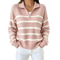 Color-Block Pullover mit Kettenmuster – Bild 1 | LuxeStyle