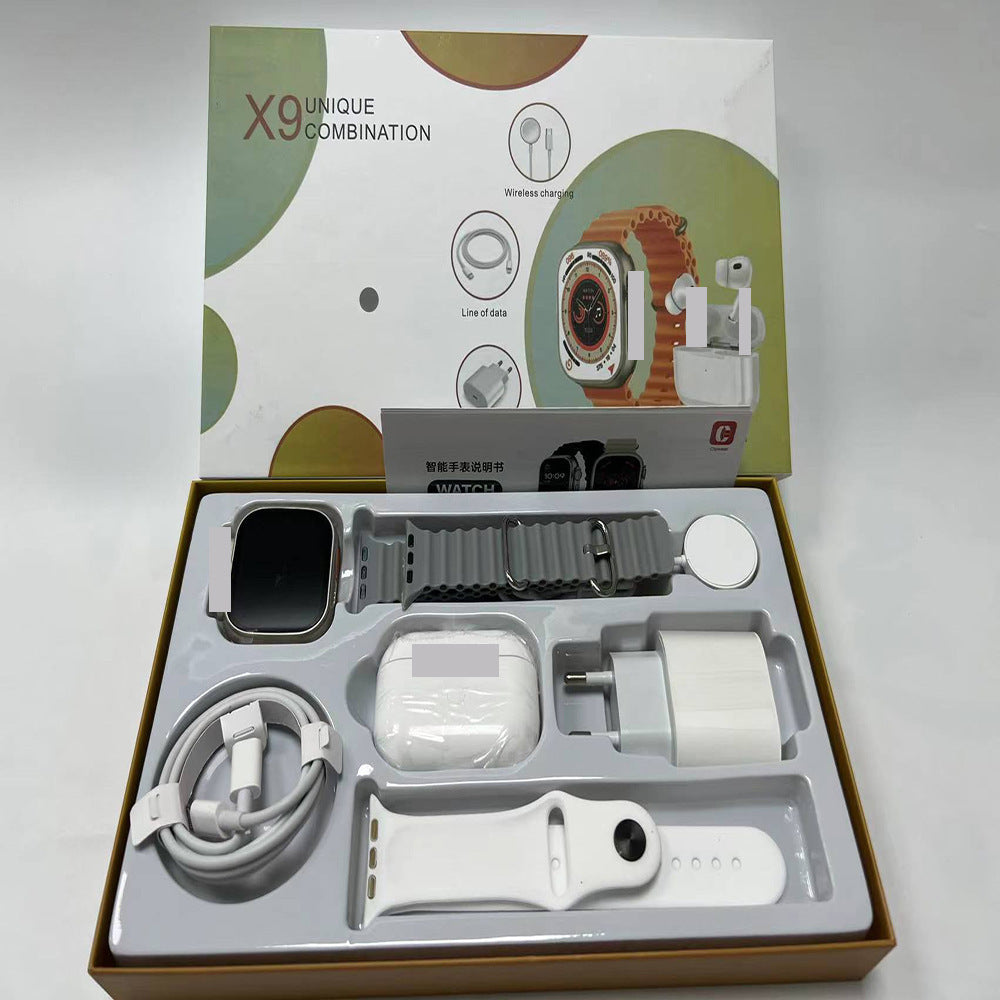 X8X9X10 Smartwatch mit Powerbank & Headset