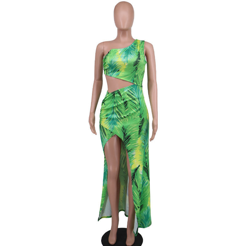 Elegantes Maxikleid mit Blumenmuster