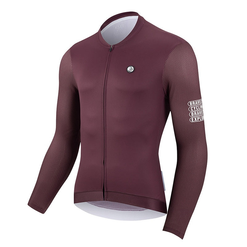 Cycling-Langarmshirt mit Icecooling-Fabric