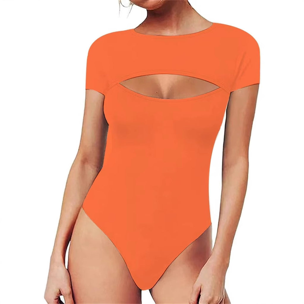 Eleganter Jumpsuit mit Cut-Out und langen Ärmeln – Ansicht 3
