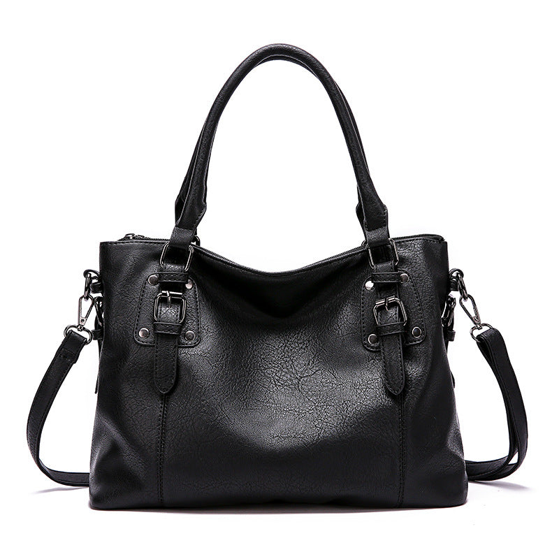 Retro-Schultertasche mit viel Stauraum – Bild 7 | LuxeStyle