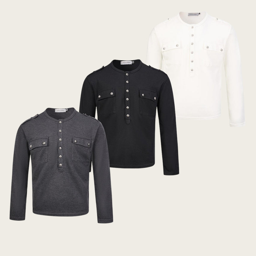 Langarmshirt aus Wollmischung – Bild 4 | LuxeStyle