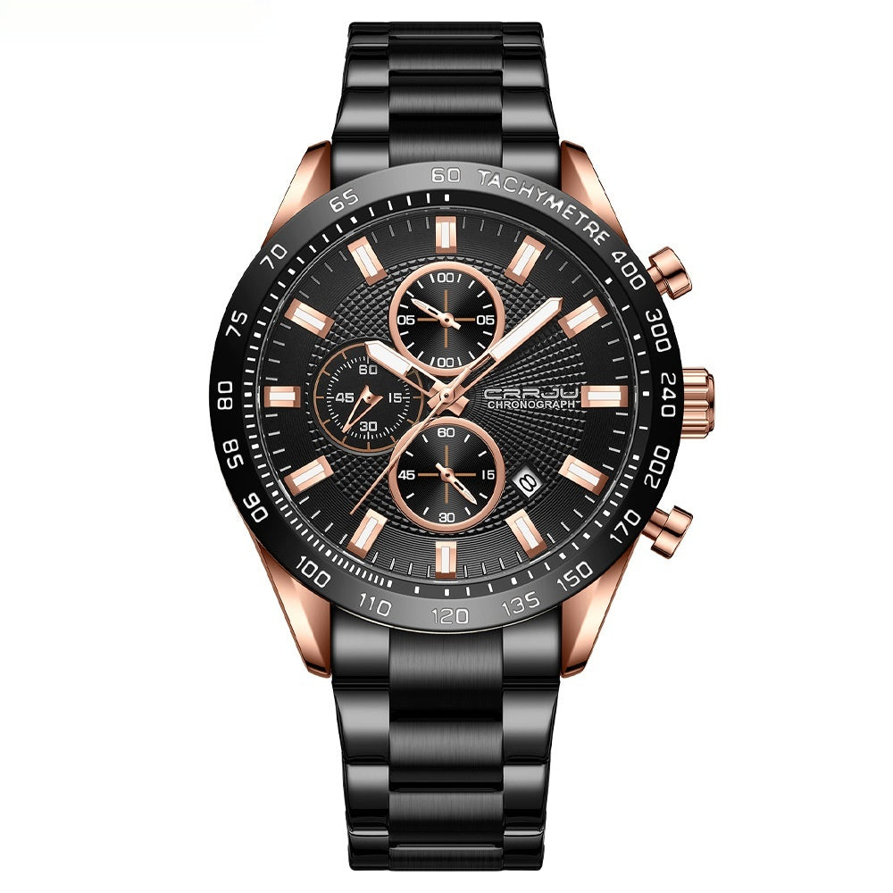 Männer-Armbanduhr mit 6 Zeigern