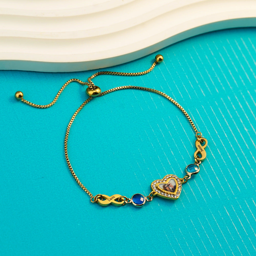 Edelstahl Armband, personalisierbar