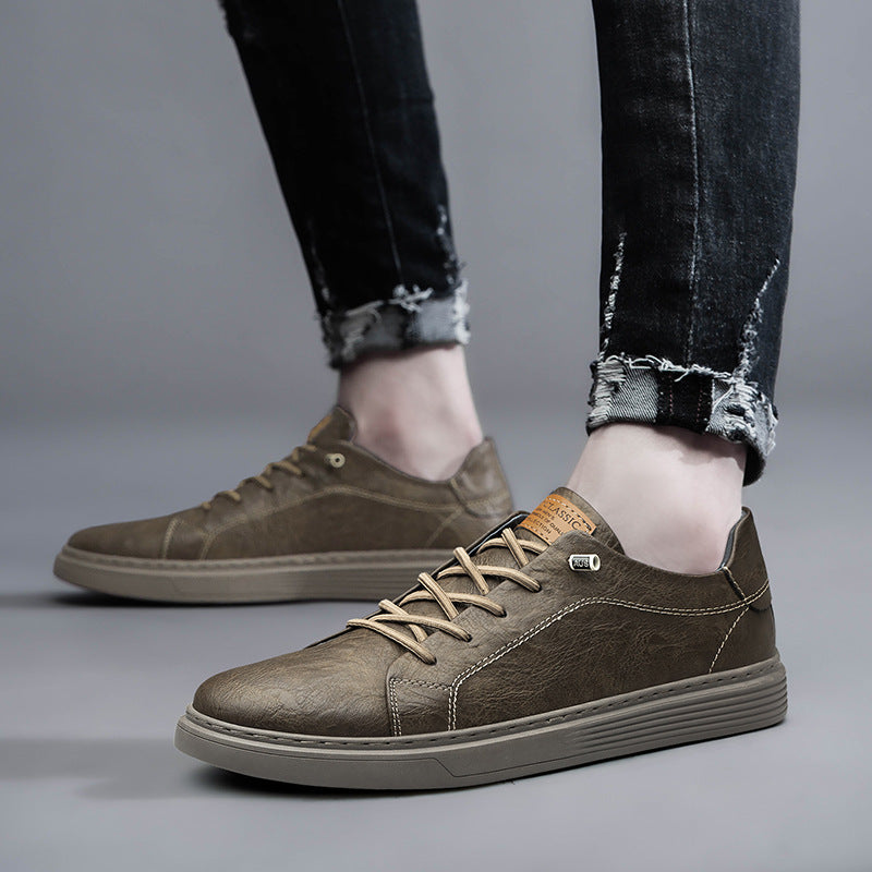 Herren Low-Top Sneaker aus Rindsleder – Bild 4 | LuxeStyle