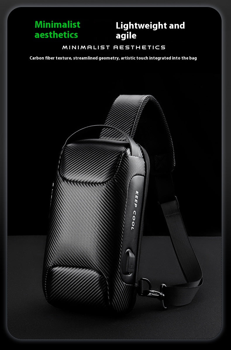 Motorrad Herren-Brusttasche aus Oxford-Stoff