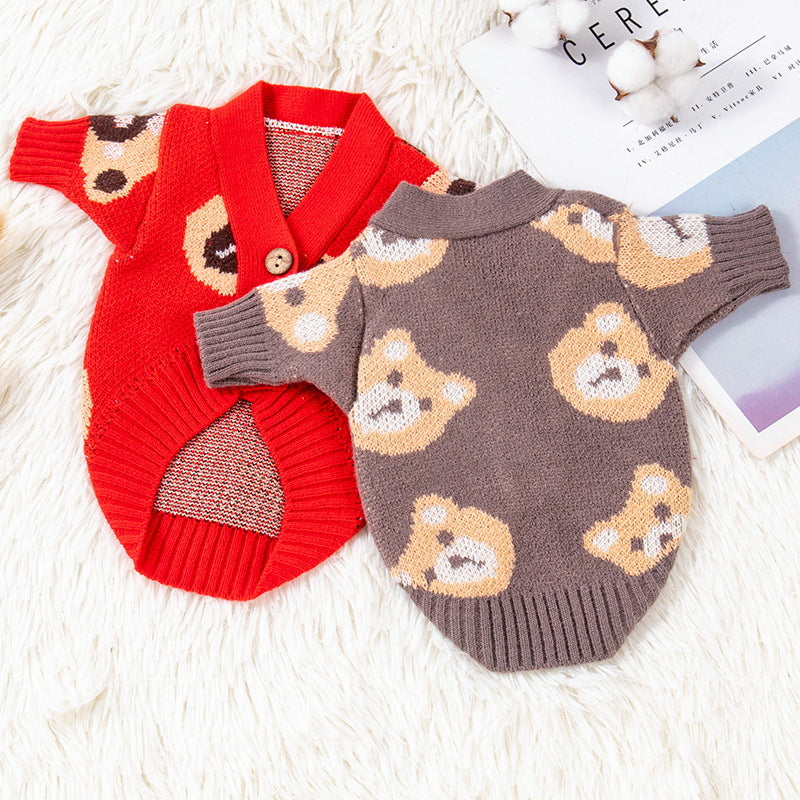 Roter Hundemantel für kleine Hunde – Bild 11 | LuxeStyle