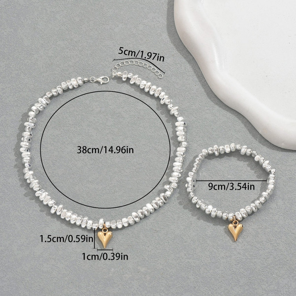 Herz-Schmuck-Set