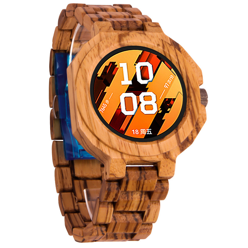 Multifunktionale Smartwatch Sandelholz – Bild 7 | LuxeStyle
