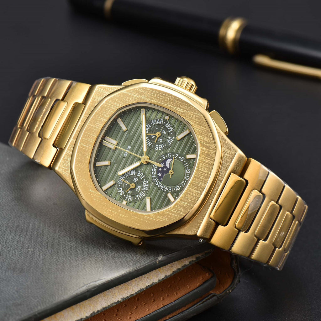 Nautilus Herrenuhr mit Stahlarmband – Ansicht 5