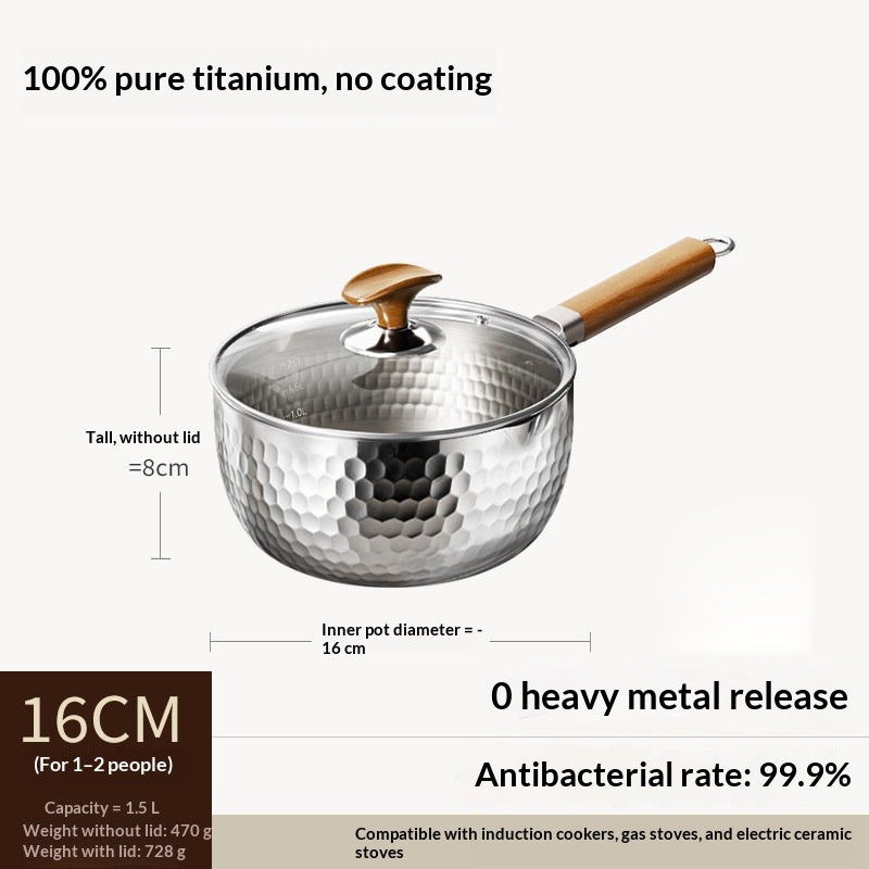 Titanium-Topf 16 cm – Antihaft-Kochgeschirr – Bild 8 | LuxeStyle