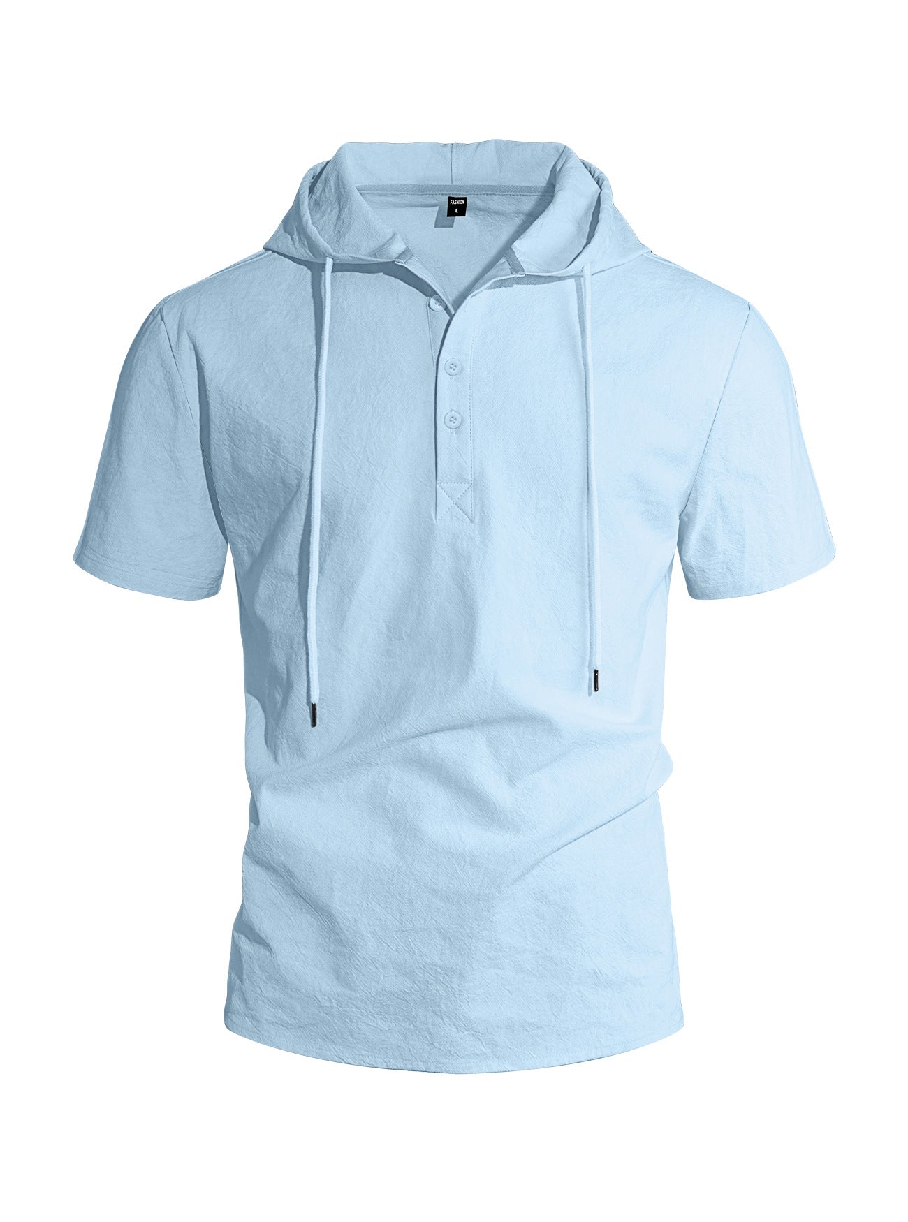 Herren Leinen Kurzarm-Shirt