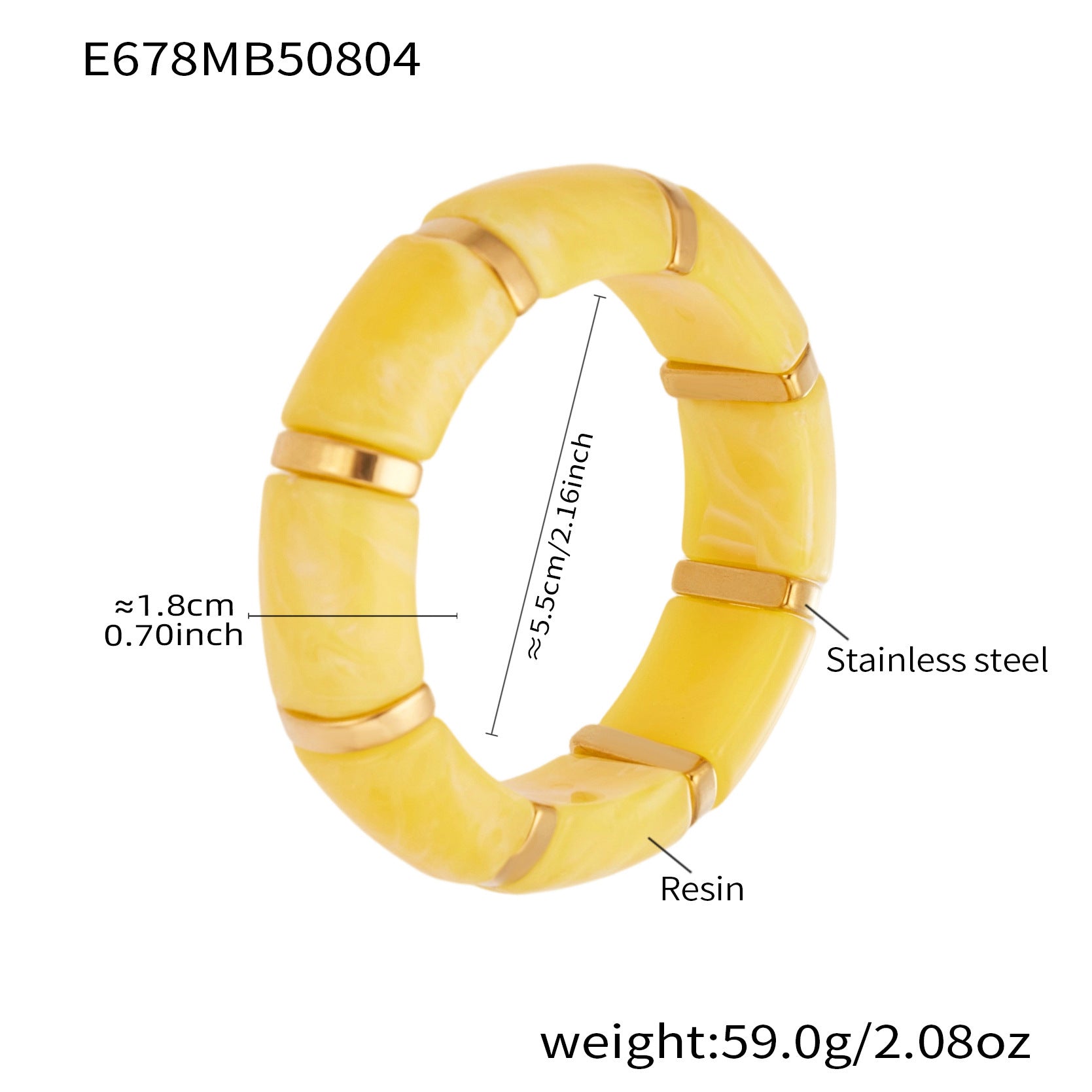 Multicolor Harz-Armband