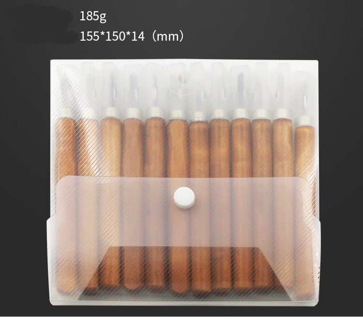 12-teiliges Schnitzwerkzeug-Set – Bild 5 | LuxeStyle