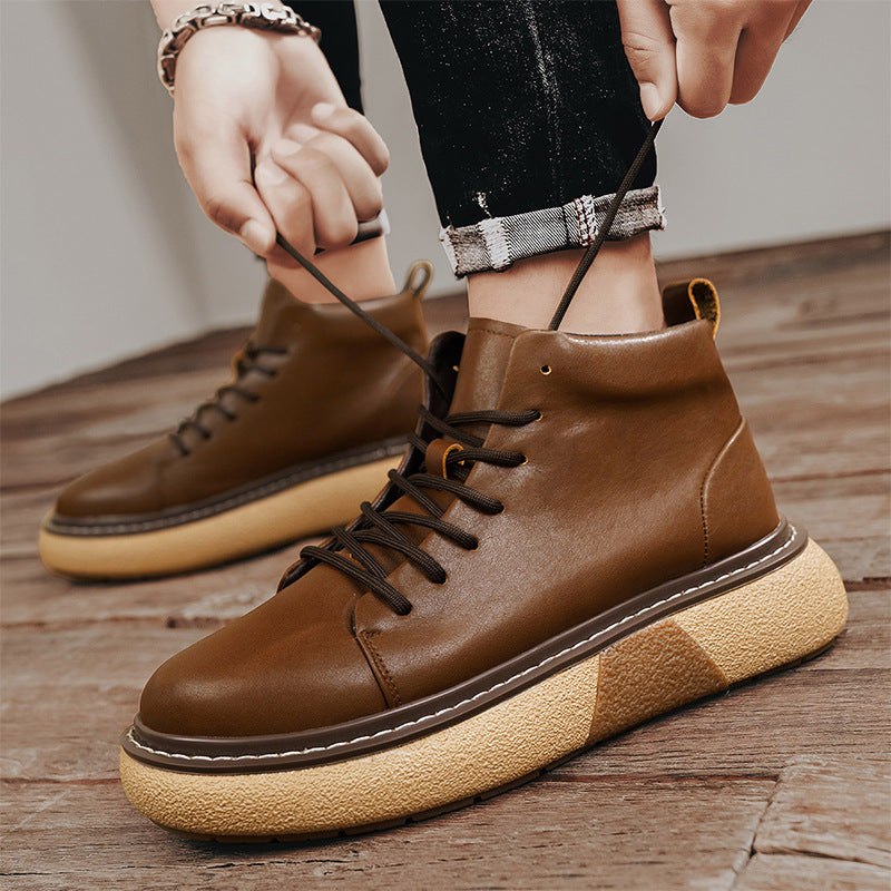 Herren High-top Martin Freizeitschuhe | LuxeStyle