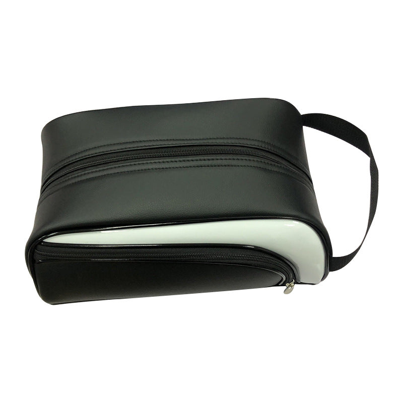 Golfschuhtasche aus Leder, Litchi-Muster – Bild 5 | LuxeStyle