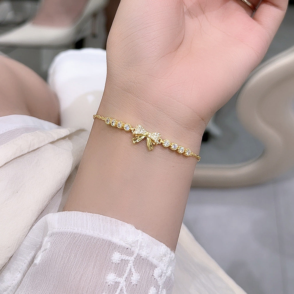 Bogenknopf-Armband für Damen | LuxeStyle