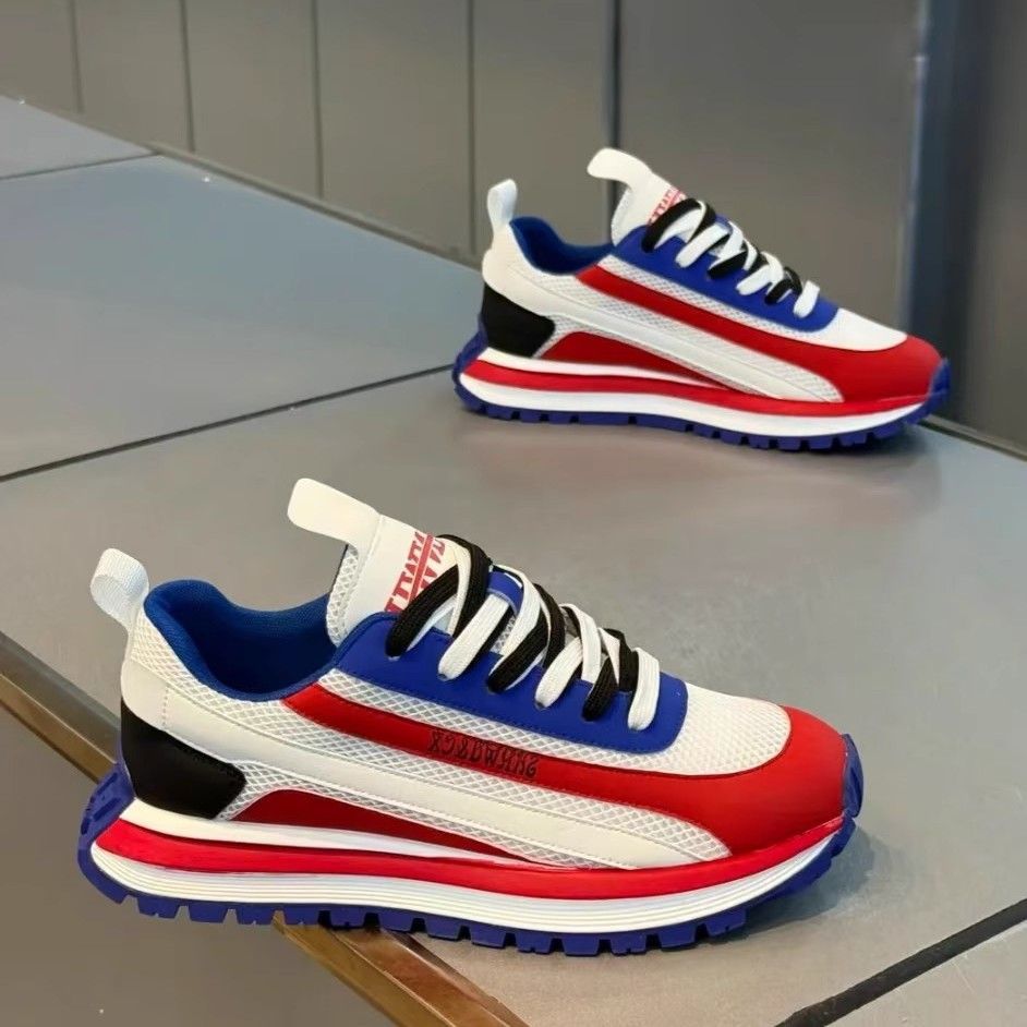 Robuste Casual Sneaker mit Keilabsatz für Herren