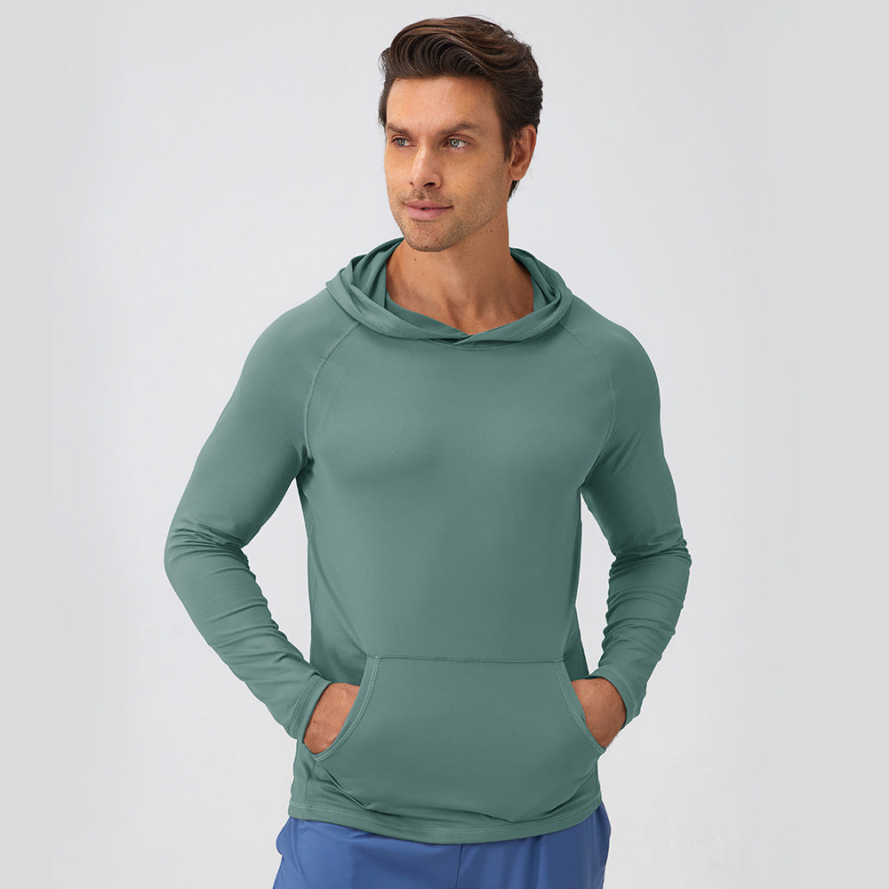 Männer Sweatshirt mit Kapuze, feuchtigkeitsableitend – Bild 5 | LuxeStyle