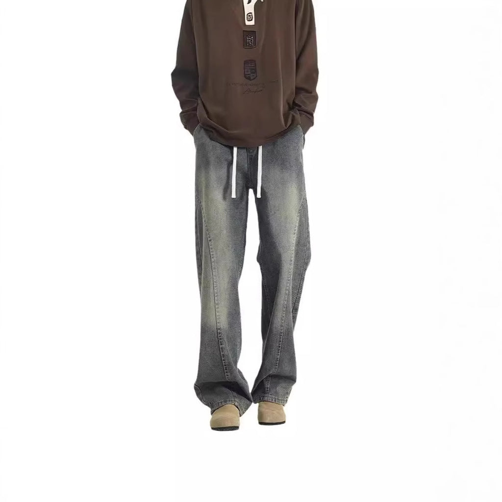 Vintage Distressed Scimitar Jeans für Herren