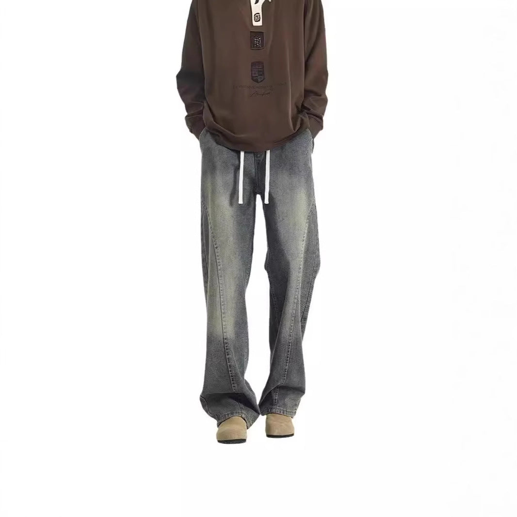 Vintage Distressed Scimitar Jeans für Herren