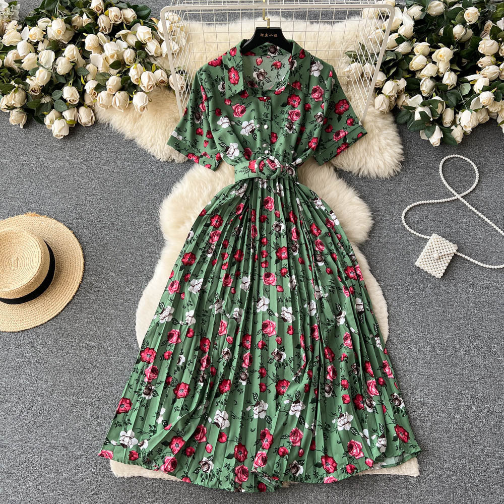 Chices Kurzarm-Top mit Blumenmuster im French-Stil – Bild 10 | LuxeStyle