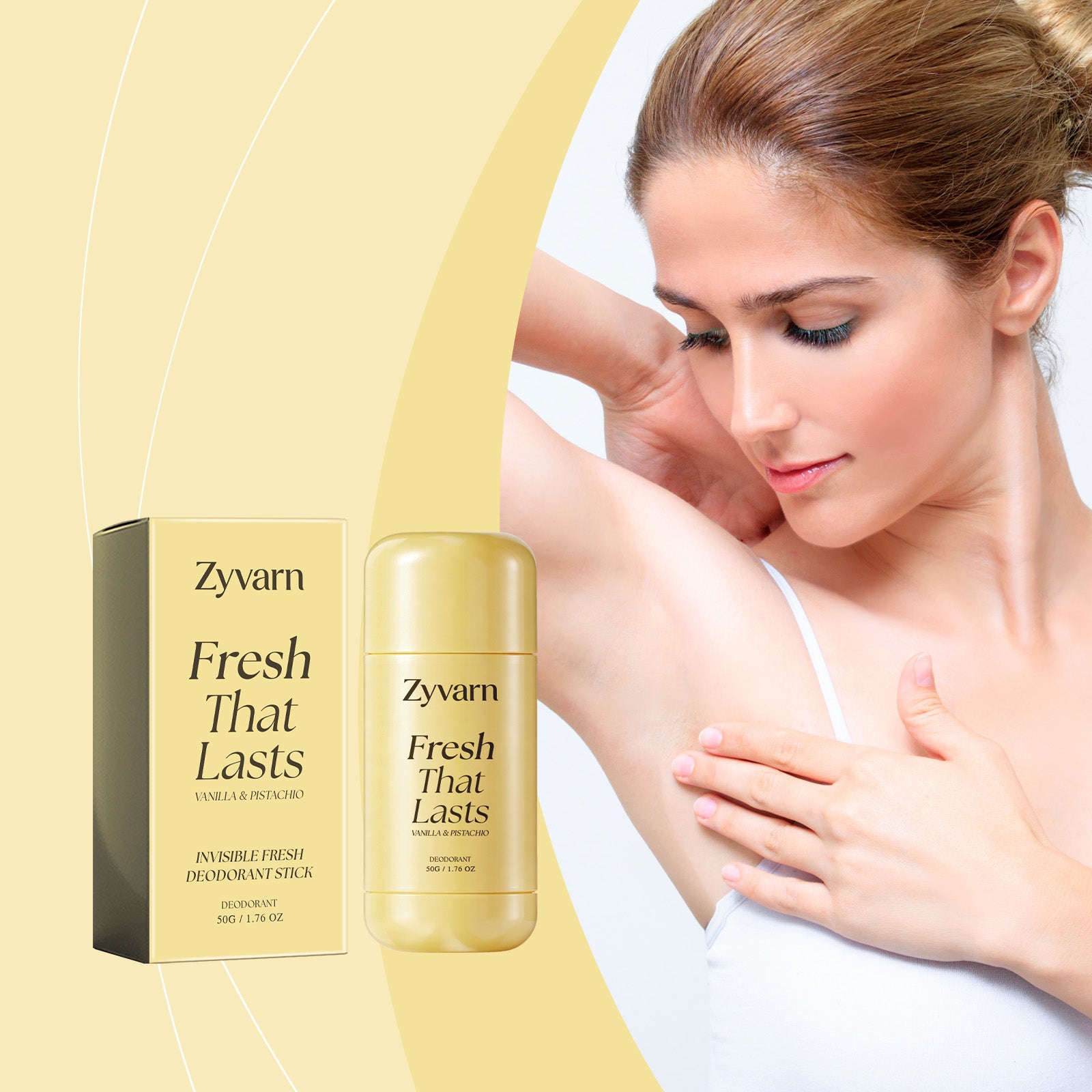 Zyvarn Invisible Deodorant Stick 50g – Ansicht 2