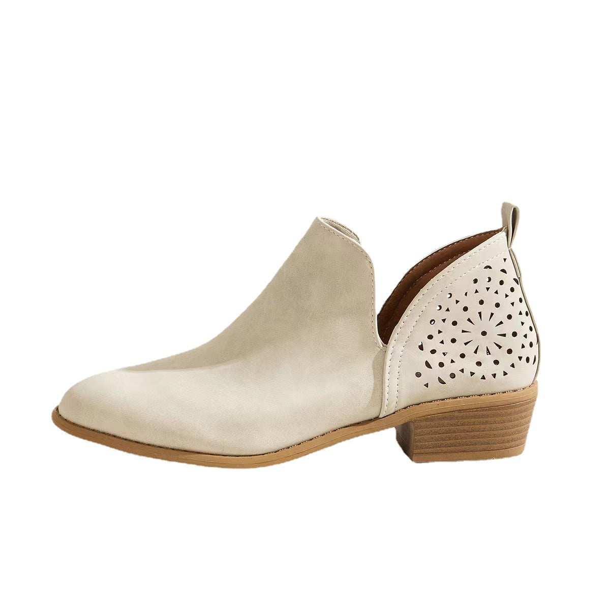 Stiefeletten mit spitzem Zeh und Chunky-Absatz – Bild 5 | LuxeStyle