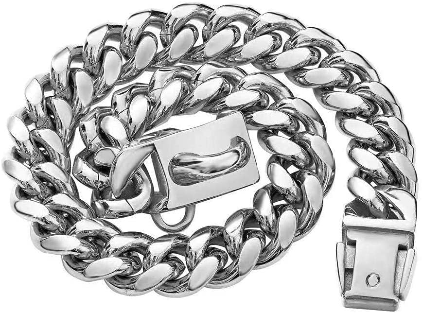 Hundehalsband Cuban Chain, Edelstahl | LuxeStyle