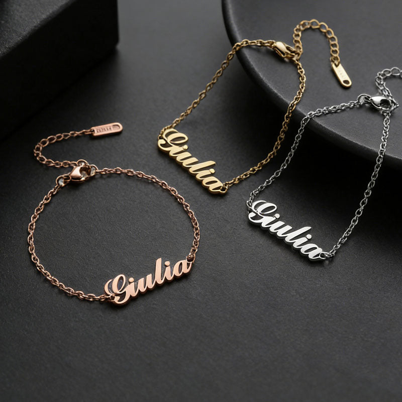 Edler Buchstabenarmband