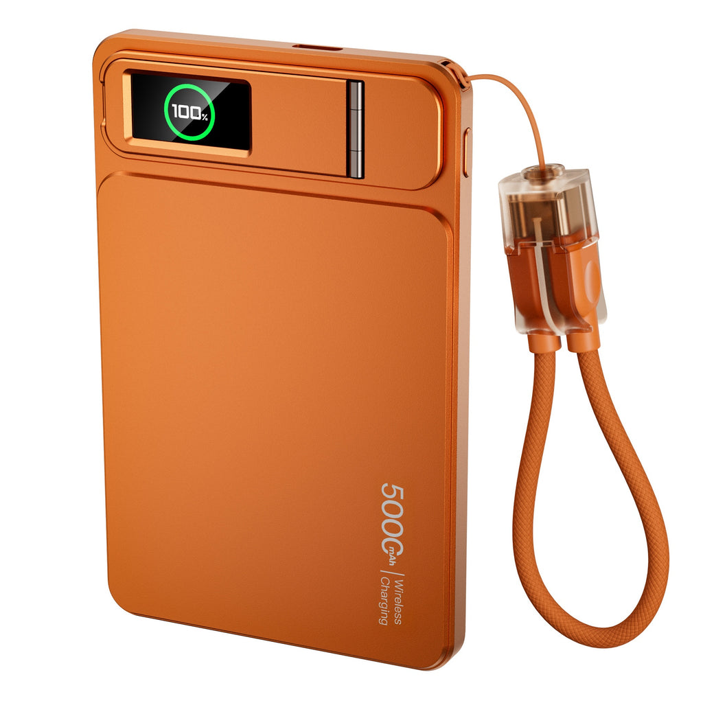 Kabellose Powerbank mit Magnet und Ständer