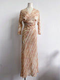 Elegantes Seidenkleid mit Print – Bild 8 | LuxeStyle