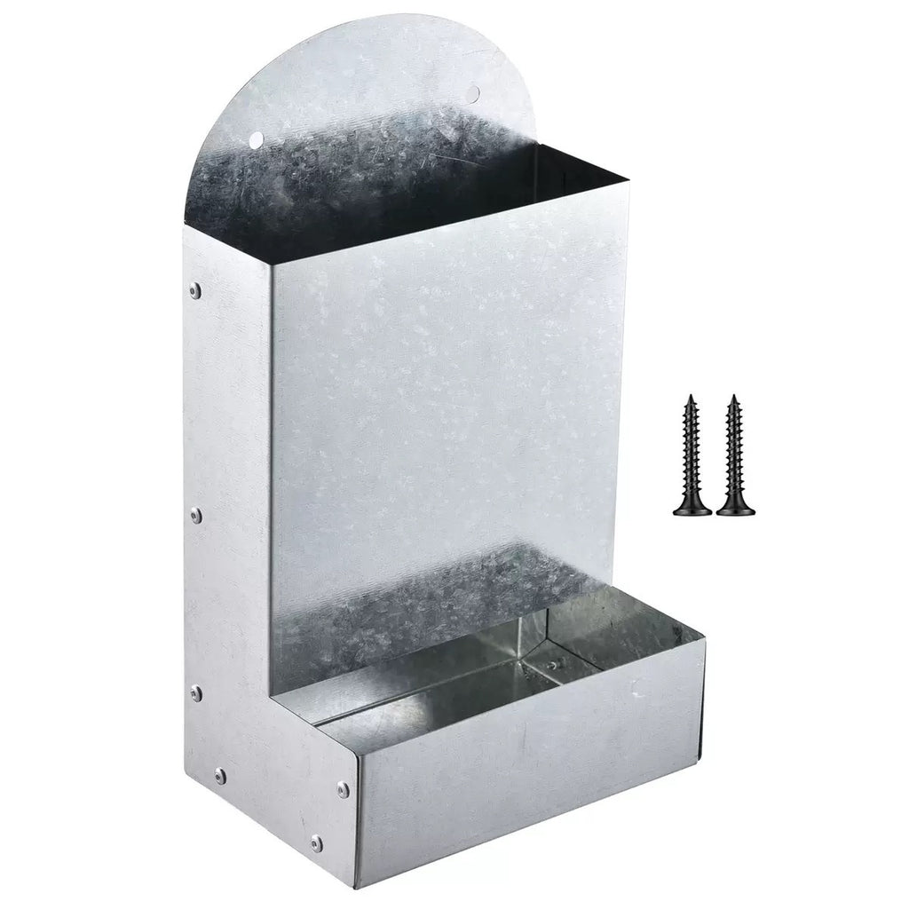 Futtertrog aus Metall für diverse Kleintiere