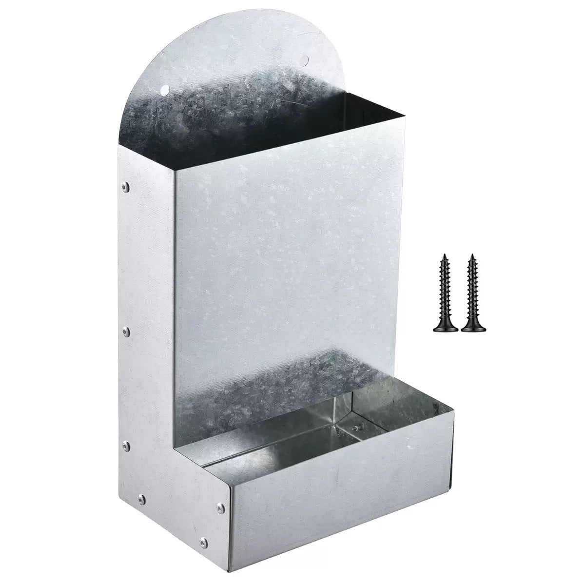 Futtertrog aus Metall für diverse Kleintiere