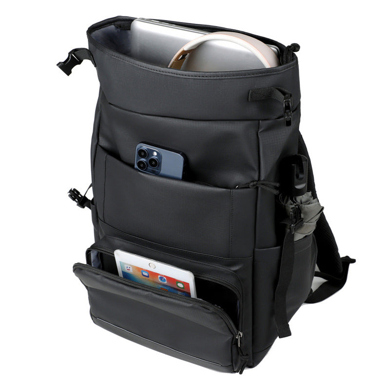 Grosses Casual-Rucksack in Schwarz | LuxeStyle