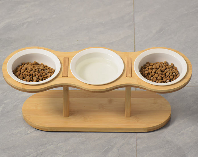 Fressnapf aus Holz für Haustiere – Bild 2 | LuxeStyle