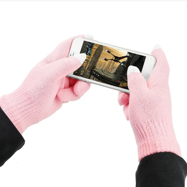 Unisex Strickhandschuhe mit Touchscreen-Funktion
