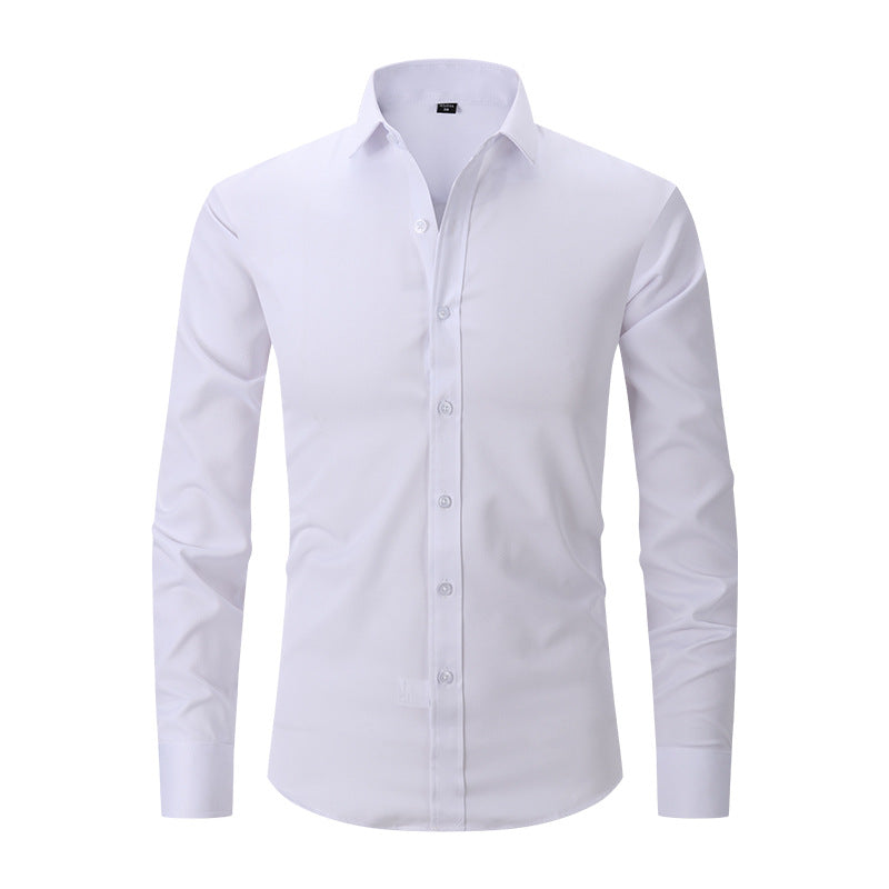 Unifarbener Stretch-Cardigan für Herren – Bild 1 | LuxeStyle