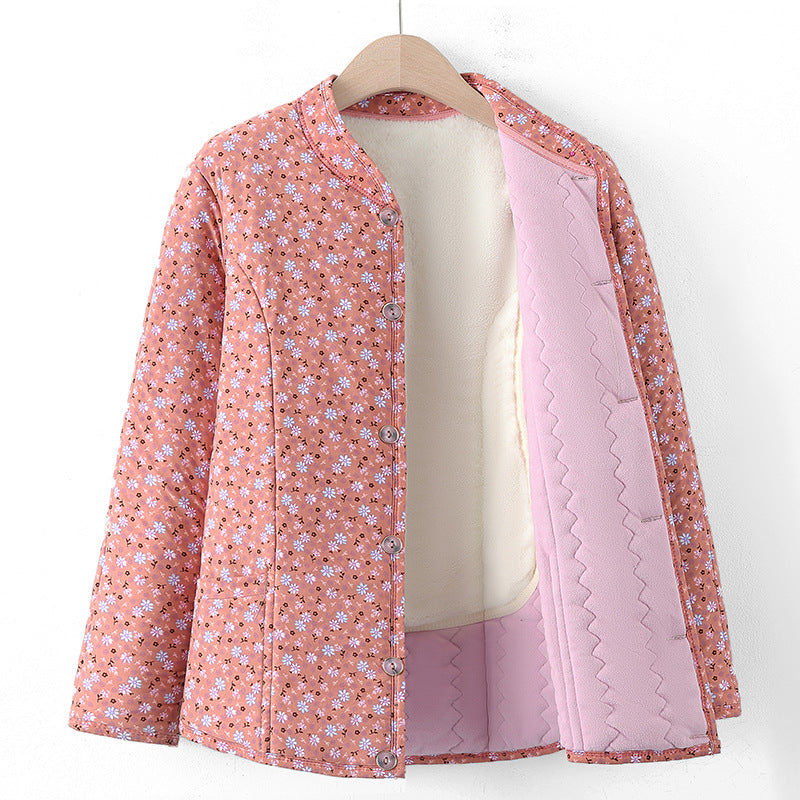Floral Polyesterjacke für ältere Damen – Bild 9 | LuxeStyle