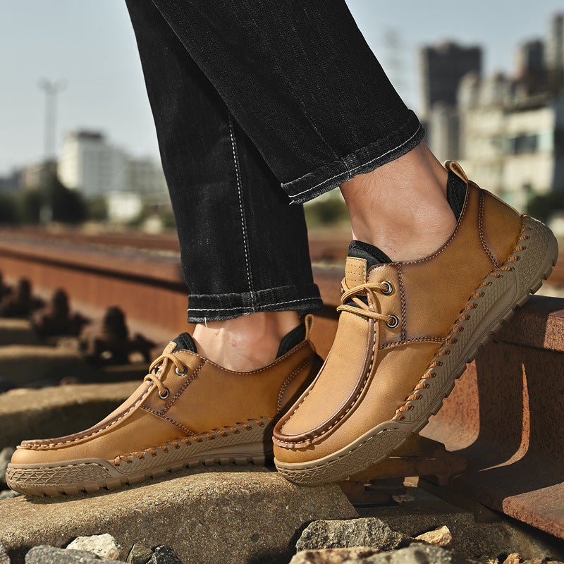 Herren Leder Casual Halbschuh – Bild 5 | LuxeStyle