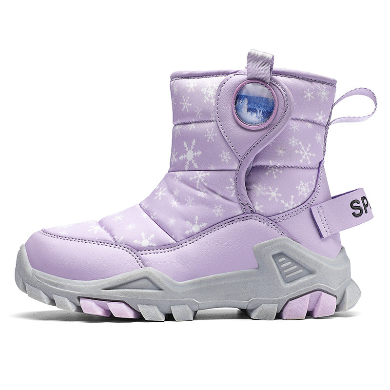 Gefütterte Schneestiefel für Kinder