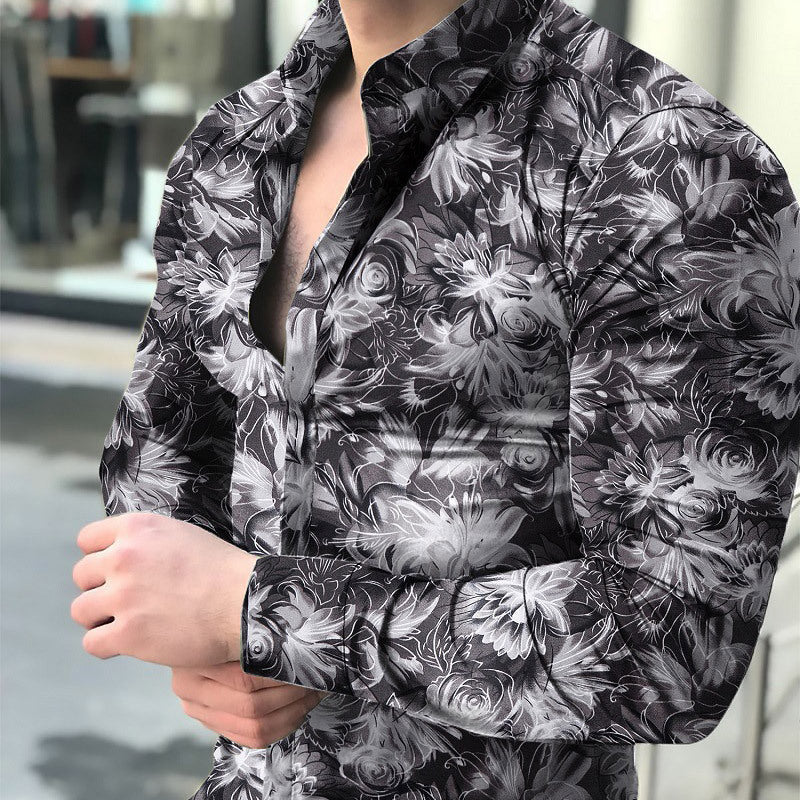 Herren Langarmshirt mit 3D-Digitaldruck – Bild 9 | LuxeStyle