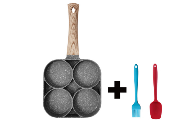 Vierloch-Bratpfanne aus Aluminiumlegierung – Bild 3 | LuxeStyle