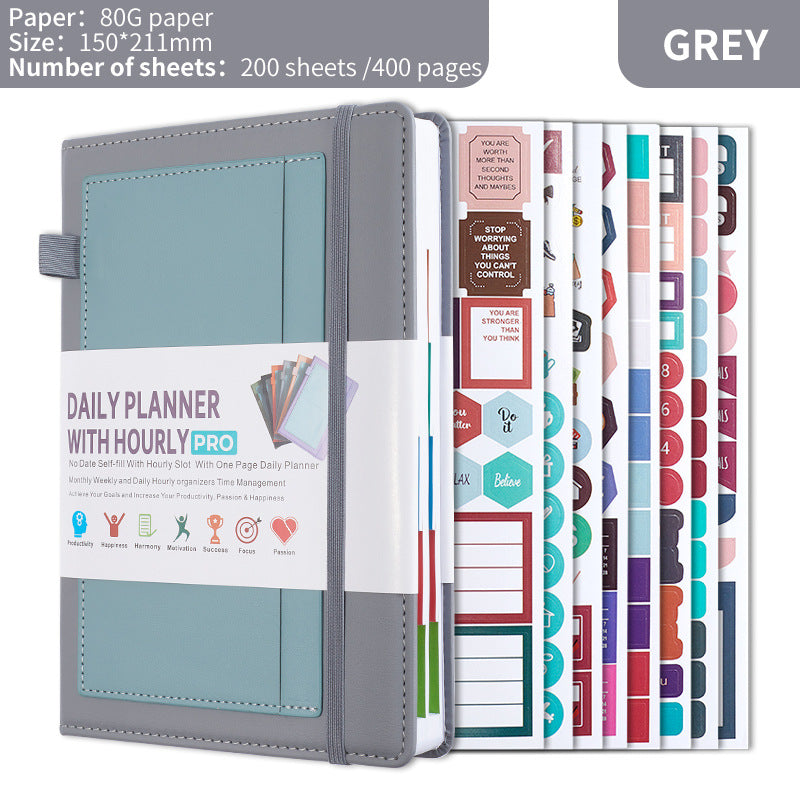 Notizbuch ohne Datum mit Gummiband – Bild 3 | LuxeStyle